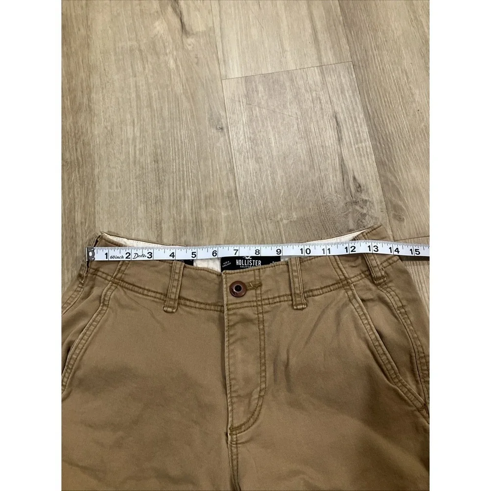 Hollister Cali Longboard Shorts 28x12 Khaki Brown